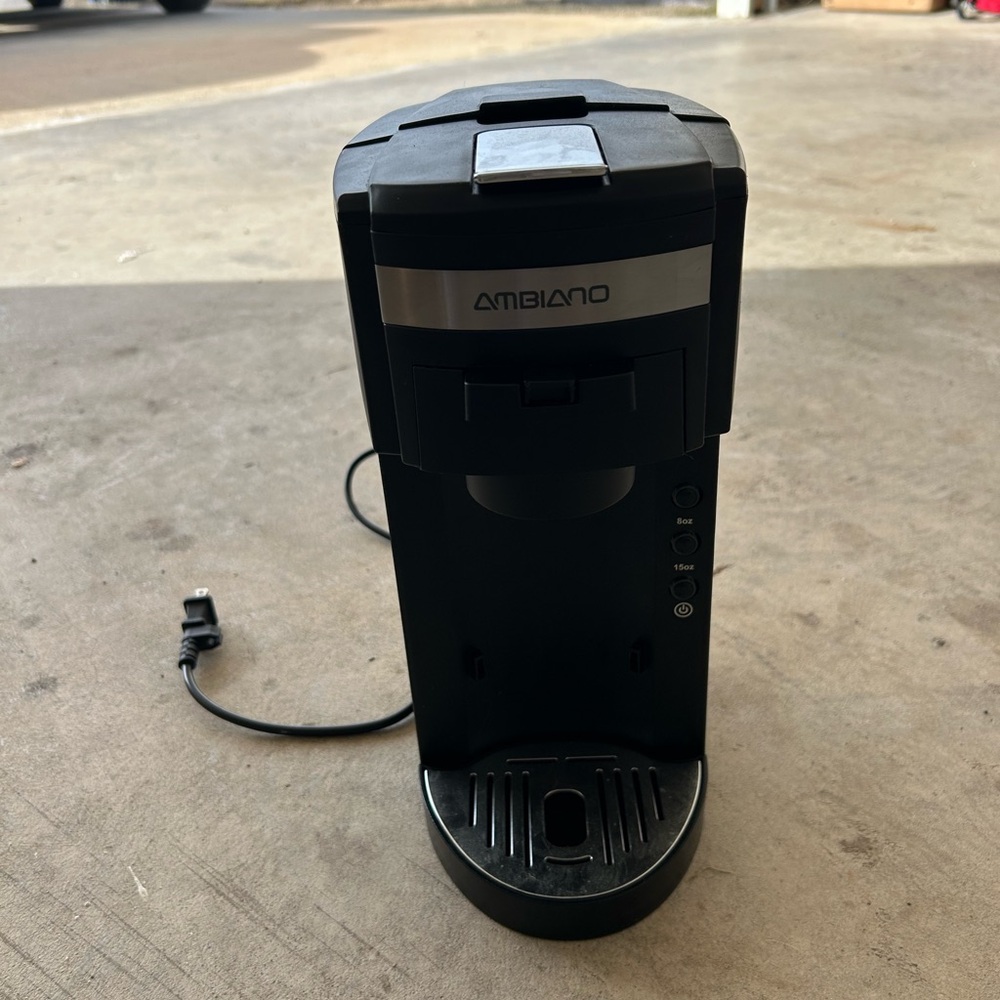Ambiano Single Serve Coffee Maker - Black